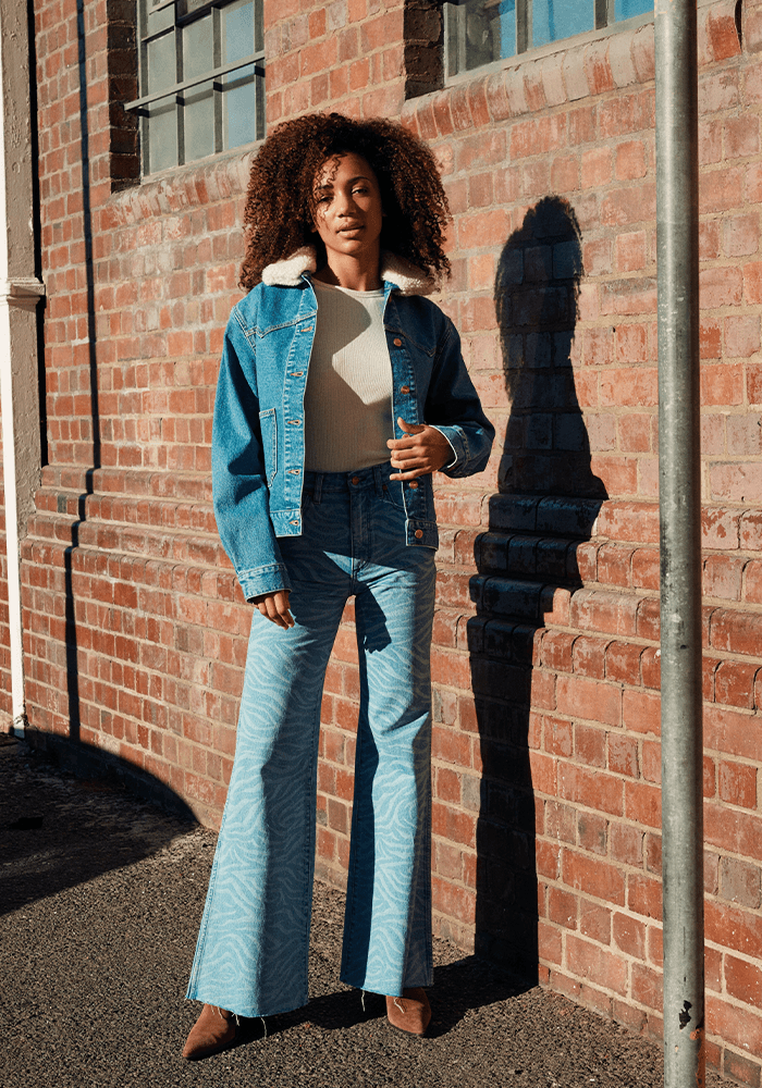 Fall Fashion: Crop Flare Jeans - Cyndi Spivey