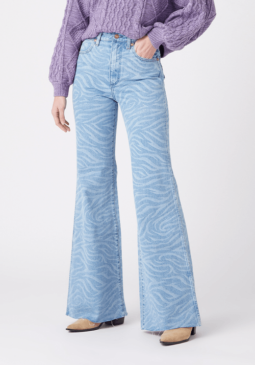 Jeans Mujer Tiro Alto Wanderer Flare Fit Meow