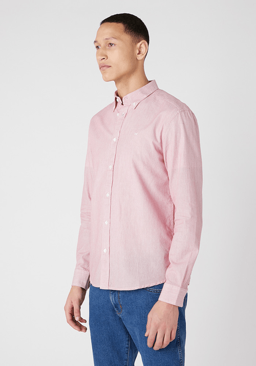 Camisa Hombre Button Down Red Light