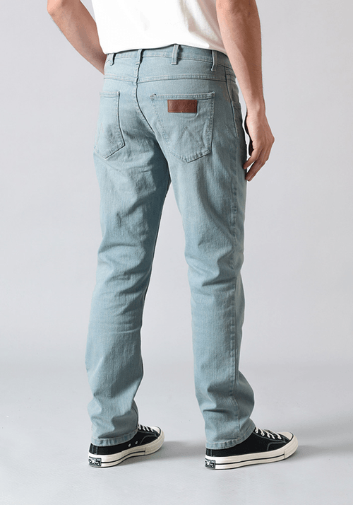 Jeans Hombre Greensboro Slim Straight Fit Silver Washed
