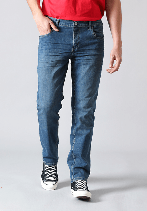 Jeans Hombre Greensboro Regular Fit Used Wash
