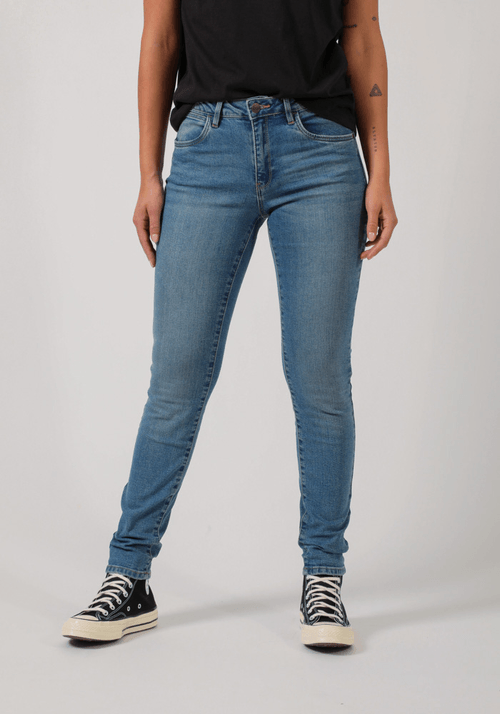 Jeans Mujer Skinny Fit Dark Stone