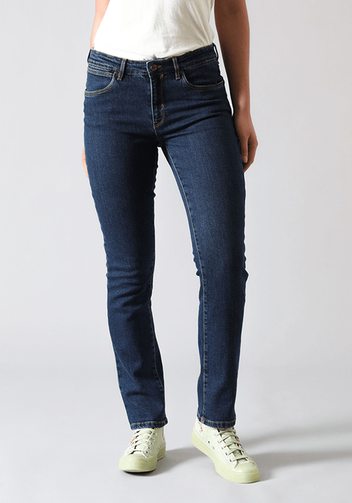 Jeans Mujer Straight Fit Vintage