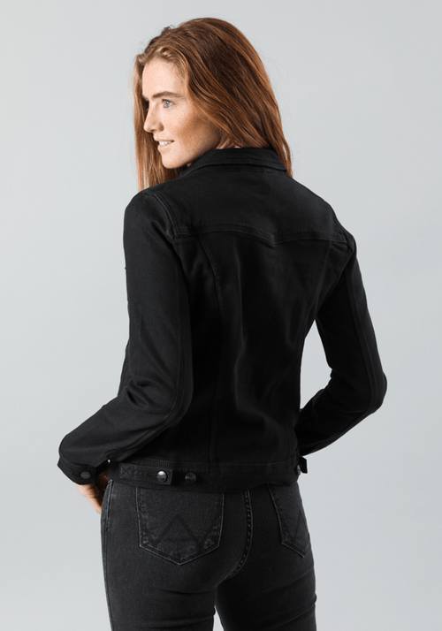 Chaqueta Mujer Denim Authentic Jacket Black