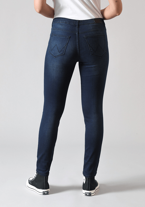 Jeans Mujer Skinny Crop Fit Epic Soft Blue Black