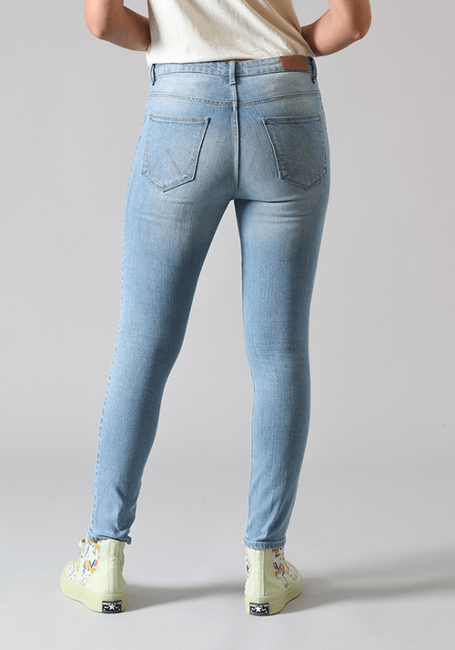 Jeans Mujer Tiro Alto Skinny High Fit Soft Cloud