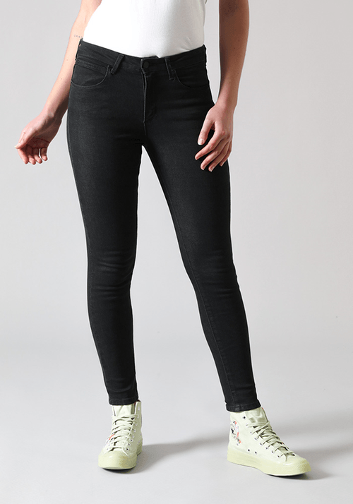 Jeans Mujer Tiro Alto Skinny High Fit We Care Rinse Wash