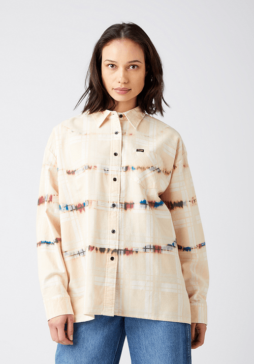 Camisa Mujer Oversized Shirt We Care Almost Mauve