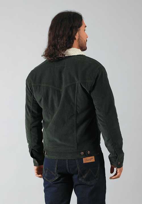 Chaqueta Hombre Jacket Sherpa Corduroy Authentic Deep Forest