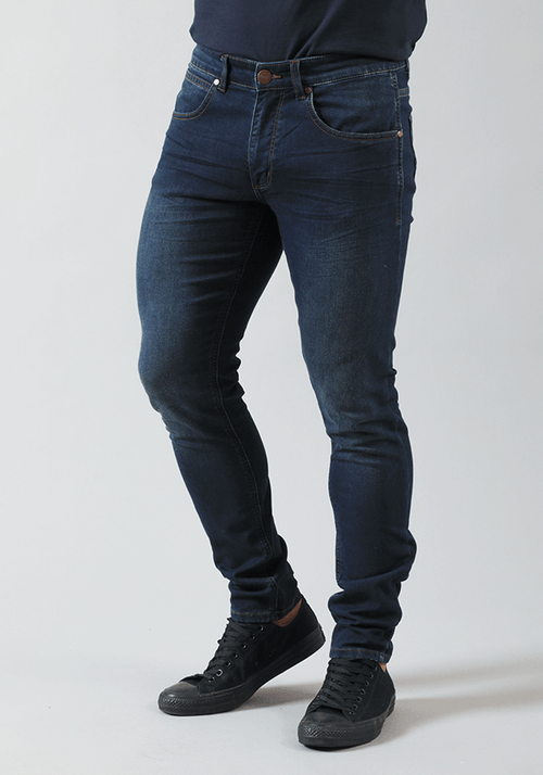 Jeans Hombre Bryson Skinny Fit Jersey Denim We Care Easy Blue
