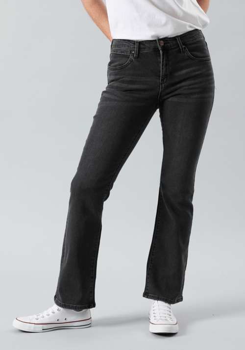 Jeans Mujer Bootcut Fit Black Ace