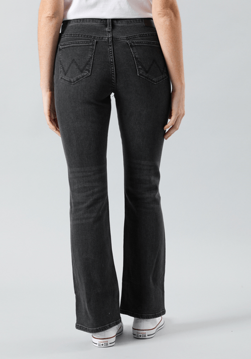 Jeans Mujer Bootcut Fit Black Ace