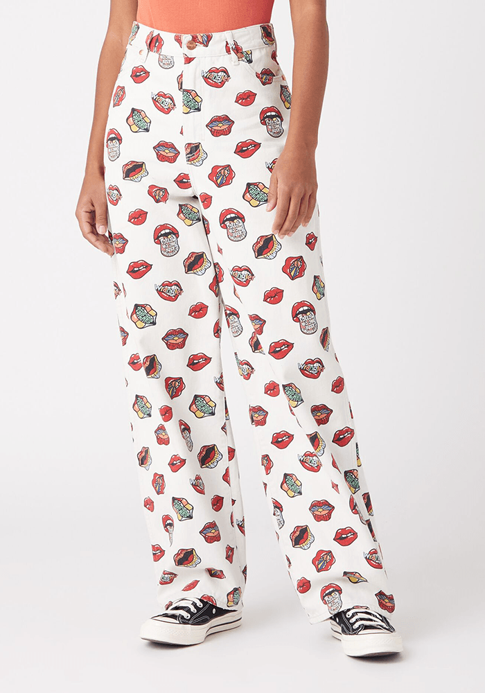 Calvin Klein CK One Cotton Rose Print Pants