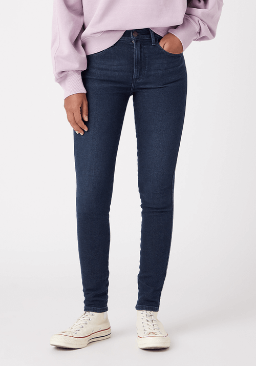 Jeans Mujer Tiro Alto Skinny High Fit Ink Spill