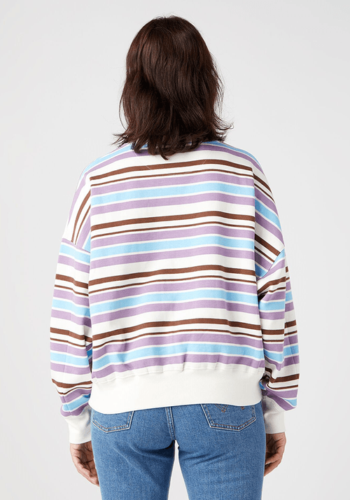 Polerón Mujer Stripe Orchid Mist