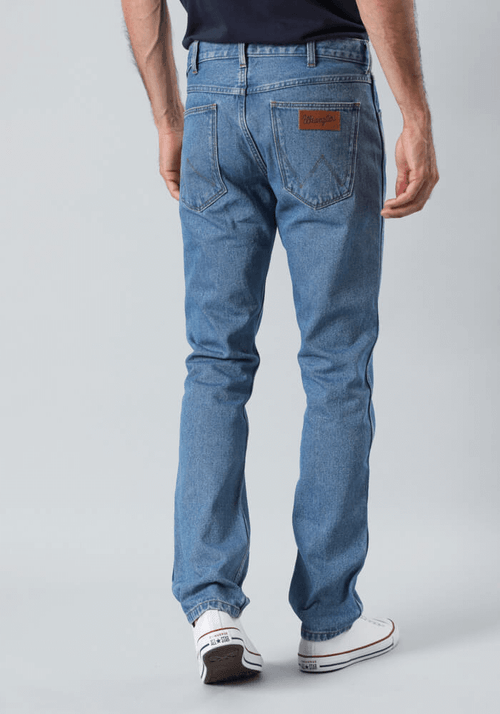 Jeans Hombre Greensboro Slim Straight Fit New Stonewash