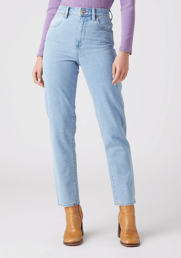Jeans Mujer Tiro Alto Mom Fit Hold Me - Jeans, Chaquetas Pantalones y Más | Wrangler Chile