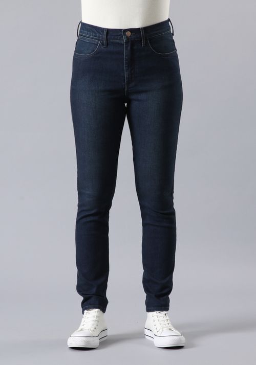 Jeans Mujer Tiro Alto Skinny High Rise Blue Soft