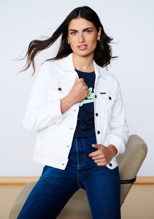 Chaqueta Denim Authentic Jacket White