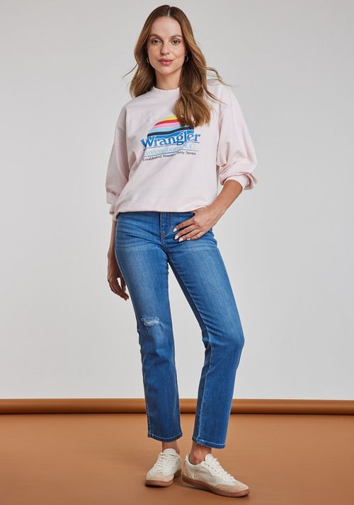 Jeans Mujer Slim Mid Rise