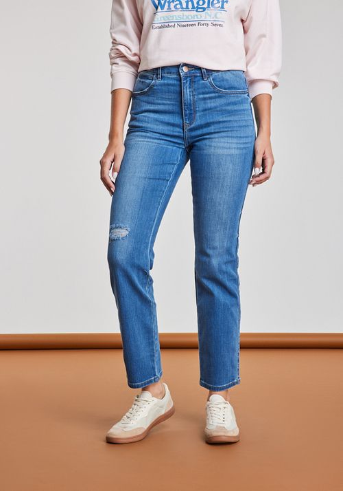 Jeans Mujer Slim Mid Rise