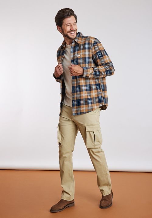 Pantalon Casey Regular Cargo Saddle