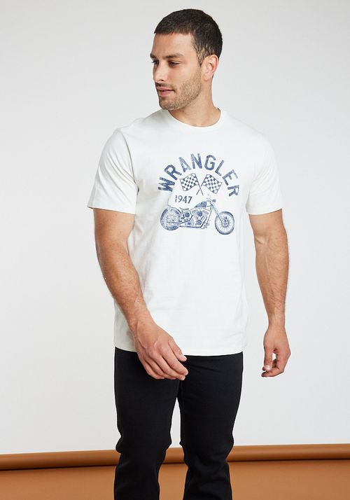 Polera Americana Tee Vintage White