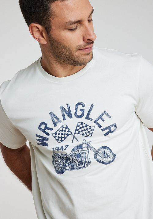 Polera Americana Tee Vintage White