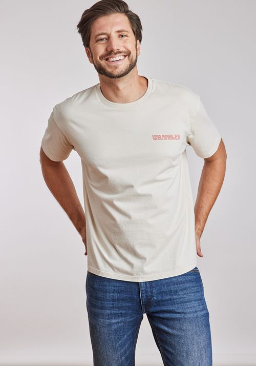 Polera Graphic Tee Vintage White