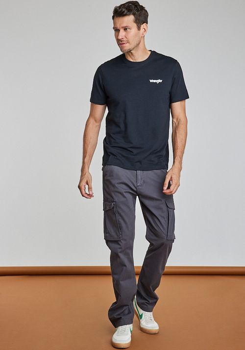 Pantalon Casey Regular Cargo Faded Black