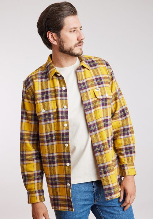 Camisa Hombre 2 PKT SHIRT YELLOW