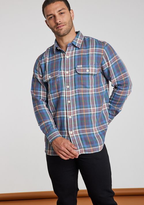 Camisa Hombre 2 PKT SHIRT RAINBOW PLAID