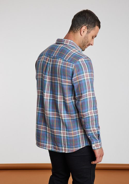 Camisa Hombre 2 PKT SHIRT RAINBOW PLAID