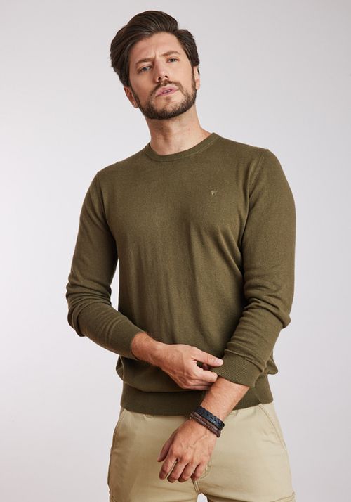 Sweaters Hombre KNIT SWEATER IVY GREEN