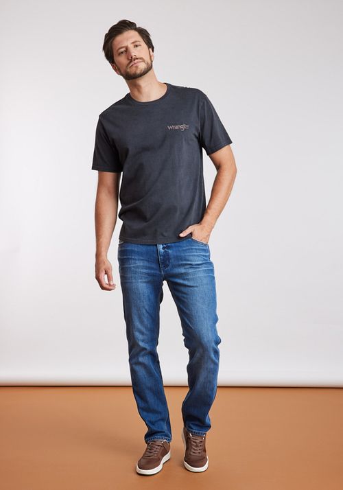 Polera Hombre GRAPHIC TEE FADED BLACK