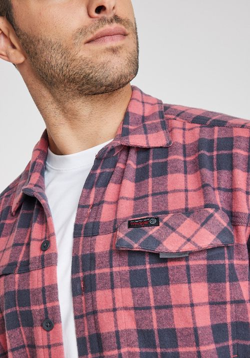 Camisa Hombre Campsite Shirt Cinnabar Plaid