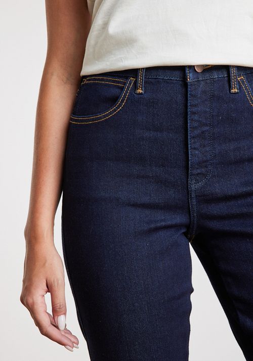 Jeans Mujer Straight - Ind Indigo