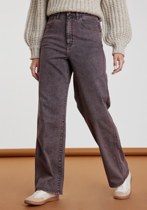 Jeans Mujer Tiro Alto Mom - Dirty Iron Dirty Iron