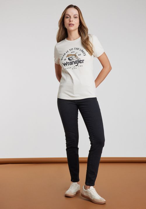 Jeans Mujer Tiro Alto Skinny - Black Wash Black Wash