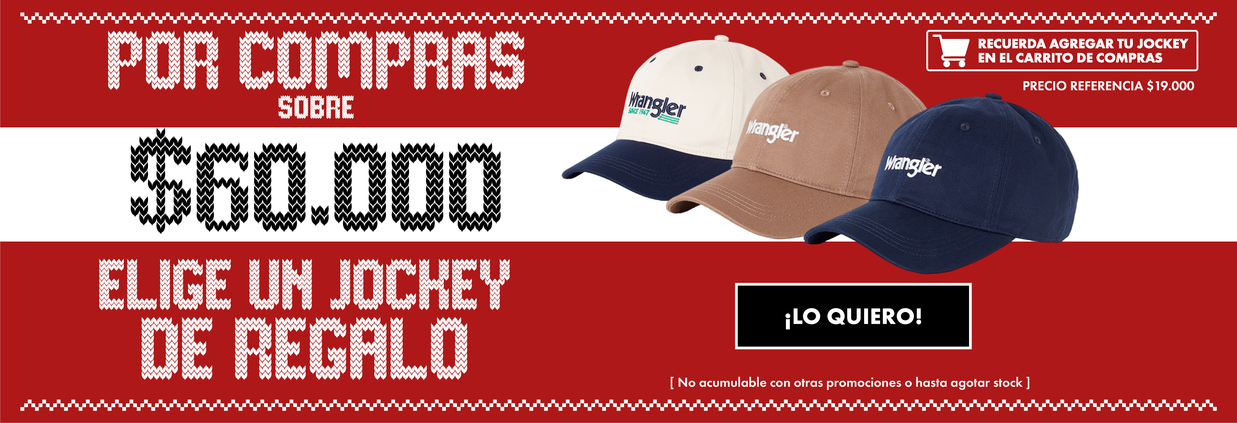 Regalo gorro compras mas de 60.000
